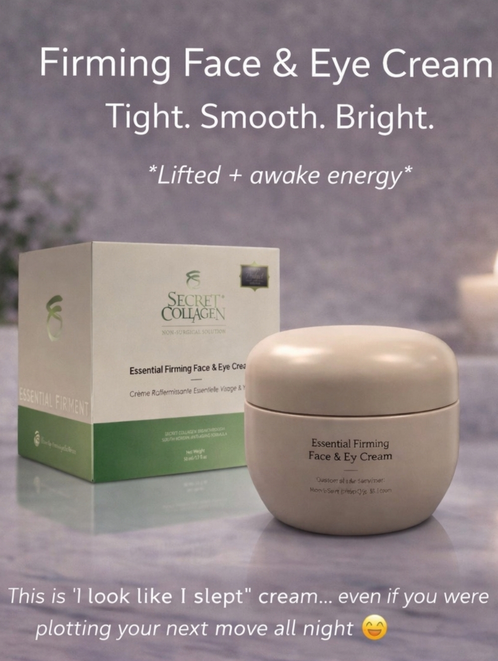 It's That Double Duo DANG Who's That Moment- InnerCells Firming Face & Eye Cream